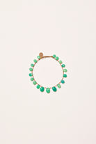 Bracelet 'Evergreen' en chrysoprase – bijou fait main en pierres fines