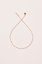 Collier 'Bird Mini' avec perles blanches – bijou délicat fait main