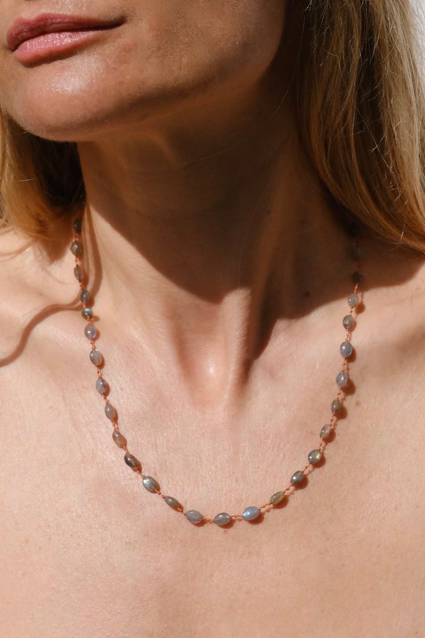 Collier Valley en labradorite – bijou protecteur fait main