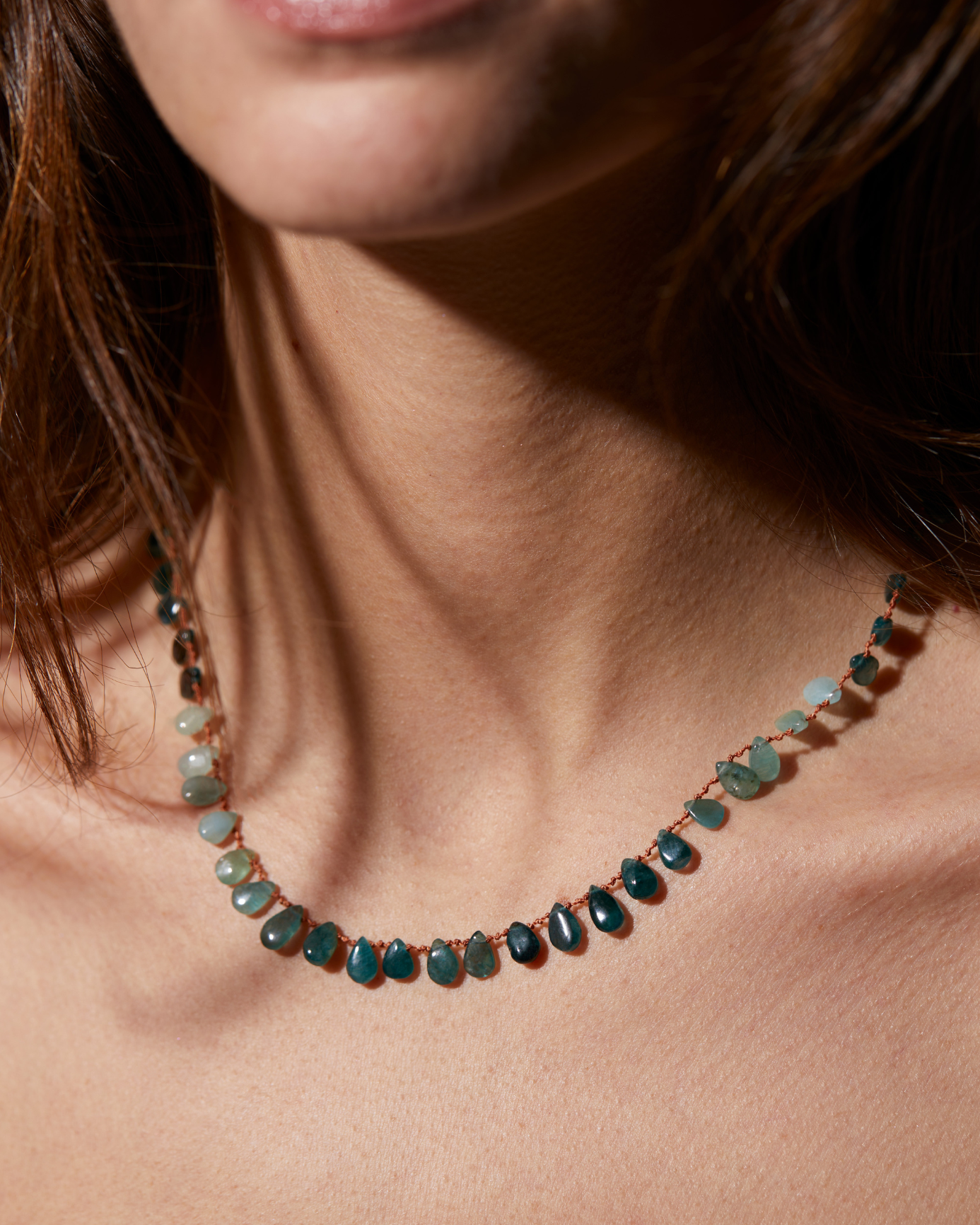 Collier Osprey grandidiérite – bijou rare et raffiné