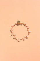 Bracelet Alcyona DB en pierre de lune facettes sur cordon — IVARENE Paris