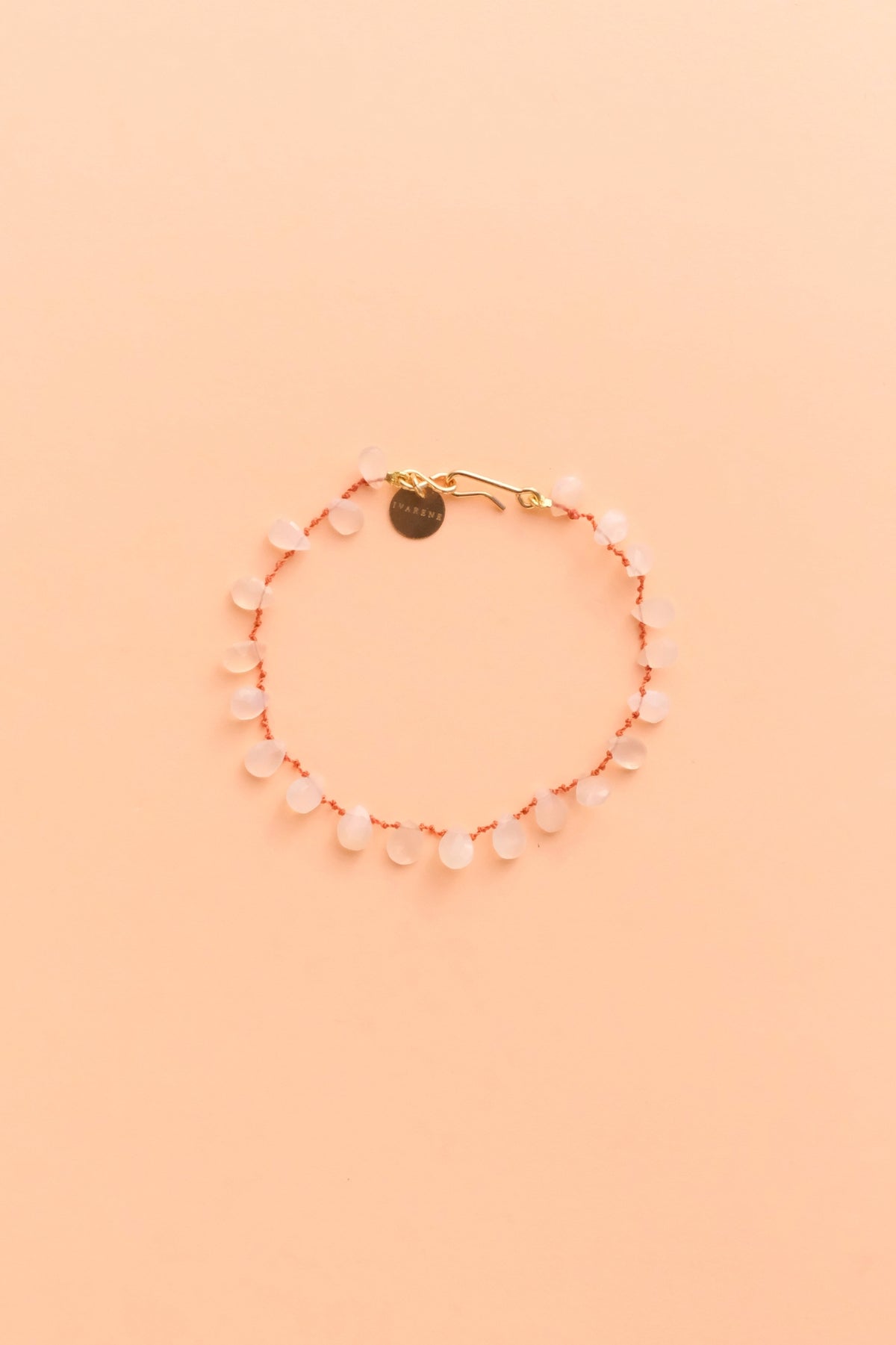 Alcyona Bracelet in faceted moonstone, another view — IVARENE Paris