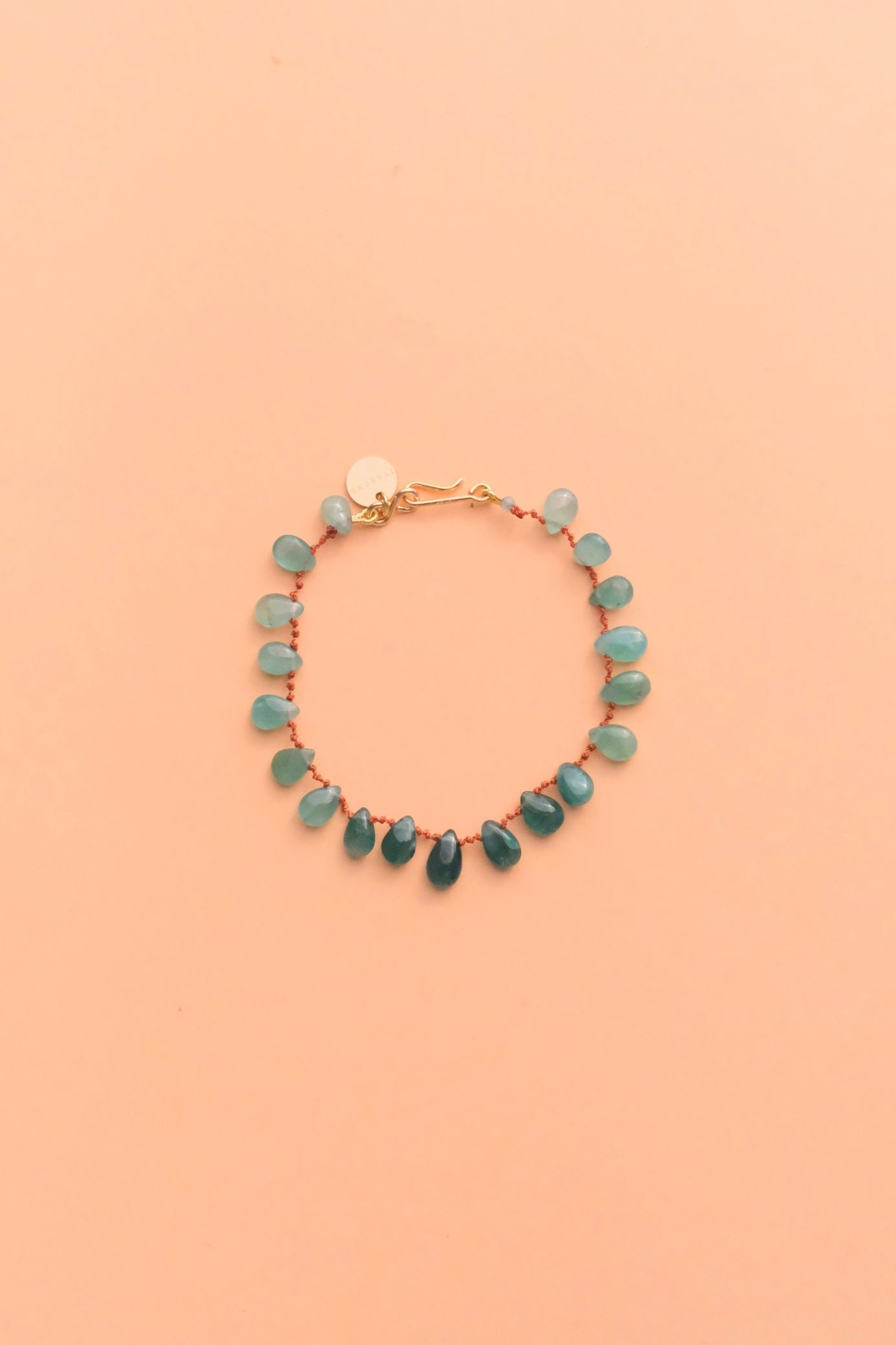 Bracelet en grandidiérite sur cordon, IVARENE Paris