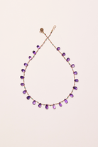 Collier Winfield améthyste & amazonite – bijou fait main 
