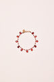 Bracelet 'Elston' Drops & Beads en grenat – bijou artisanal