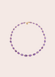 Collier en améthyste sur cordon — IVARENE Paris