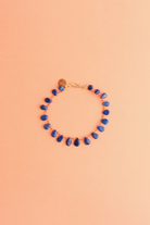 Bracelet Canyon en lapis-lazuli sur cordon — IVARENE Paris
